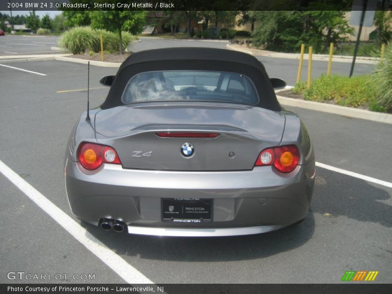 Sterling Gray Metallic / Black 2004 BMW Z4 3.0i Roadster