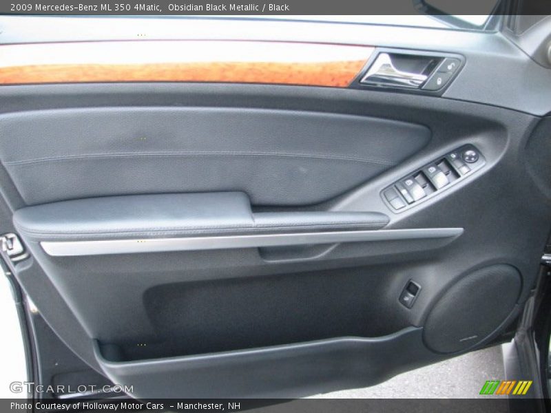 Obsidian Black Metallic / Black 2009 Mercedes-Benz ML 350 4Matic