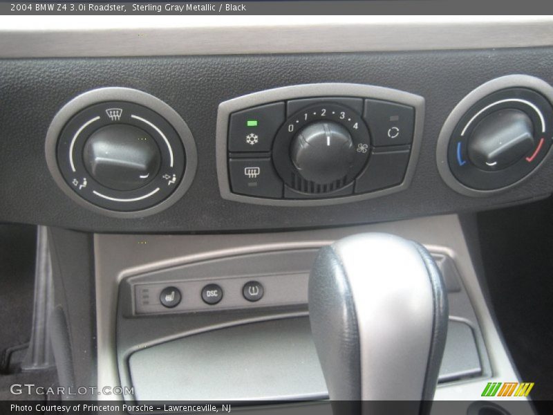 Sterling Gray Metallic / Black 2004 BMW Z4 3.0i Roadster