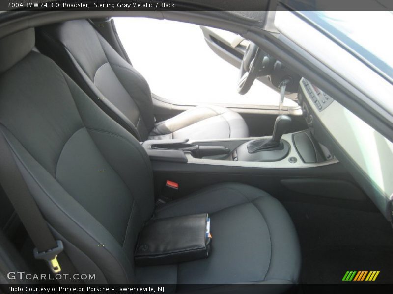 Sterling Gray Metallic / Black 2004 BMW Z4 3.0i Roadster