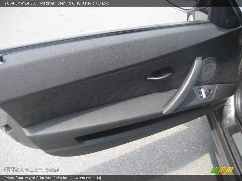 Sterling Gray Metallic / Black 2004 BMW Z4 3.0i Roadster
