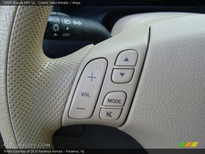 Controls of 2005 MPV LX