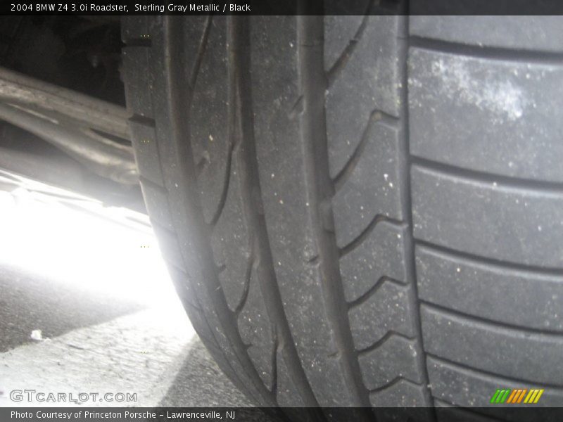 Sterling Gray Metallic / Black 2004 BMW Z4 3.0i Roadster