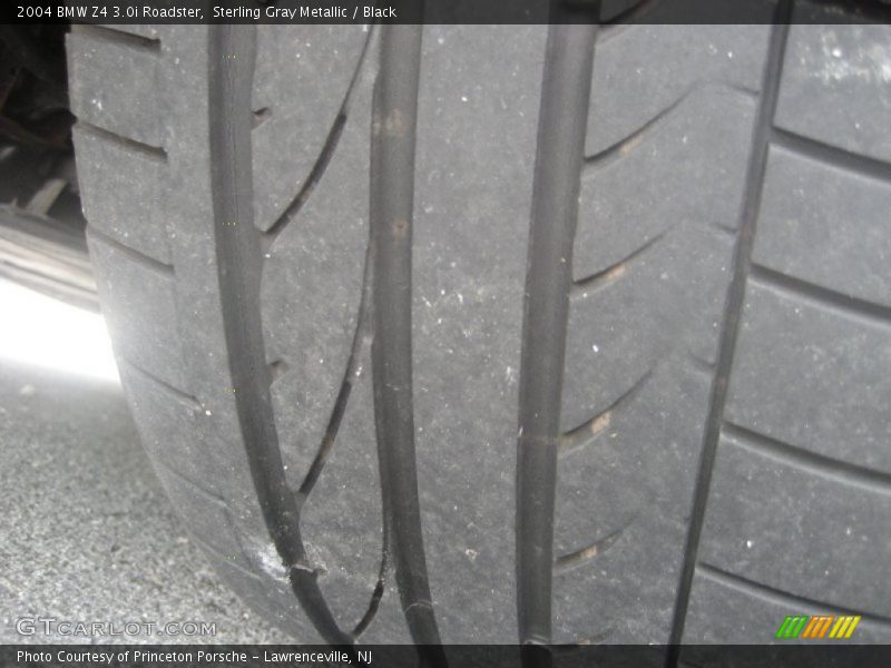 Sterling Gray Metallic / Black 2004 BMW Z4 3.0i Roadster