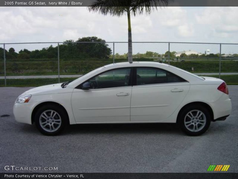 Ivory White / Ebony 2005 Pontiac G6 Sedan