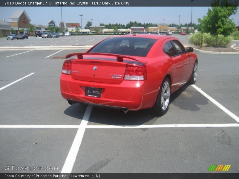 Inferno Red Crystal Pearl / Dark Slate Gray 2010 Dodge Charger SRT8
