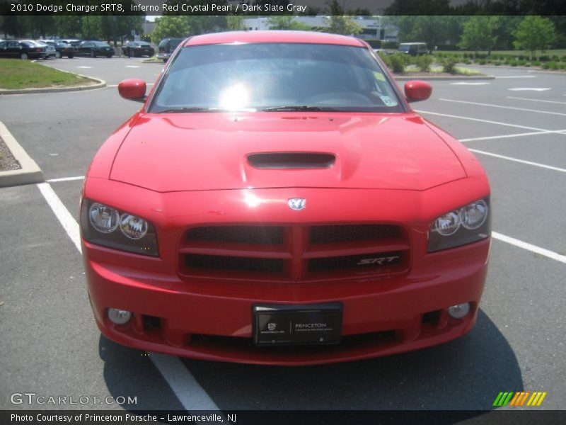 Inferno Red Crystal Pearl / Dark Slate Gray 2010 Dodge Charger SRT8