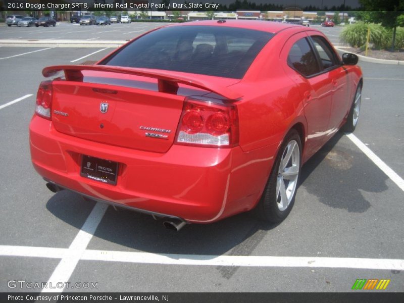 Inferno Red Crystal Pearl / Dark Slate Gray 2010 Dodge Charger SRT8
