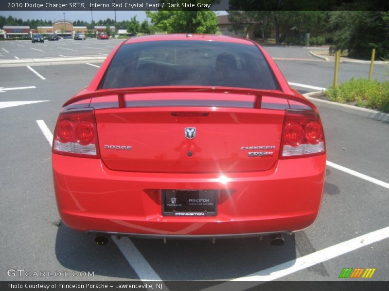 Inferno Red Crystal Pearl / Dark Slate Gray 2010 Dodge Charger SRT8