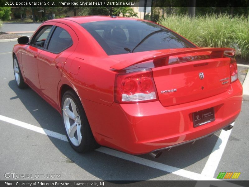 Inferno Red Crystal Pearl / Dark Slate Gray 2010 Dodge Charger SRT8