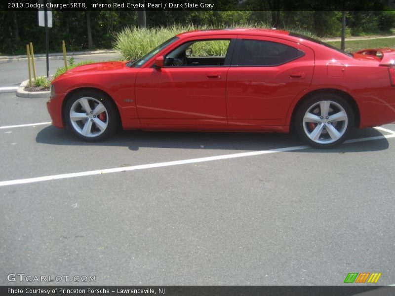Inferno Red Crystal Pearl / Dark Slate Gray 2010 Dodge Charger SRT8