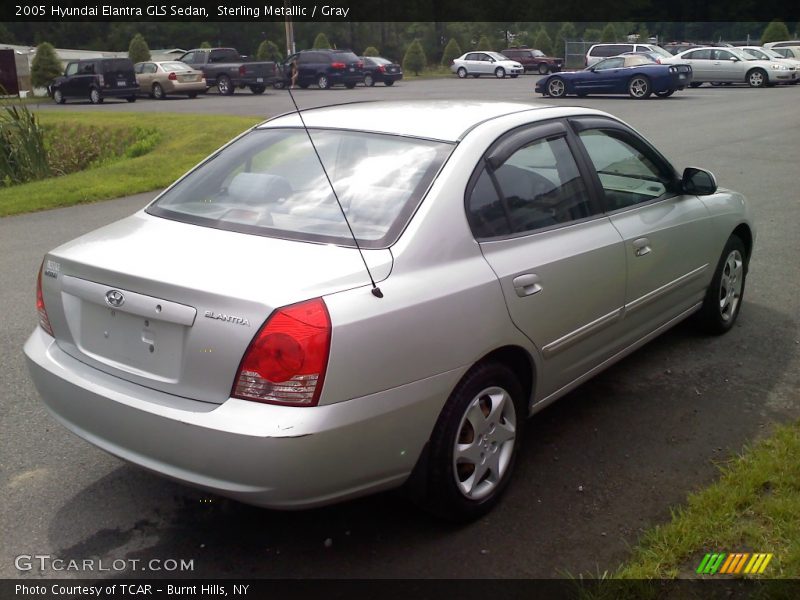 Sterling Metallic / Gray 2005 Hyundai Elantra GLS Sedan