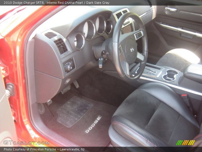 Inferno Red Crystal Pearl / Dark Slate Gray 2010 Dodge Charger SRT8