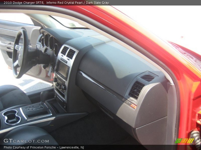 Inferno Red Crystal Pearl / Dark Slate Gray 2010 Dodge Charger SRT8