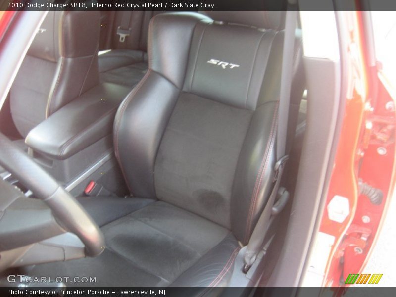 Inferno Red Crystal Pearl / Dark Slate Gray 2010 Dodge Charger SRT8