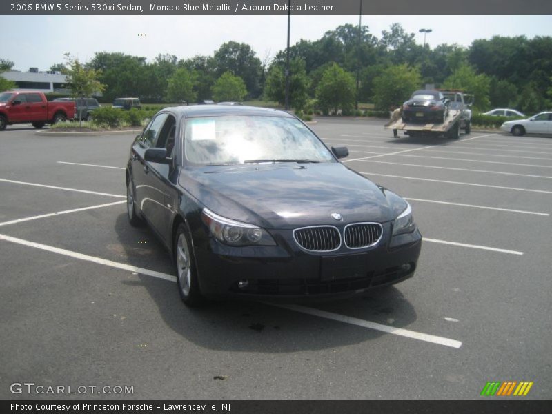 Monaco Blue Metallic / Auburn Dakota Leather 2006 BMW 5 Series 530xi Sedan