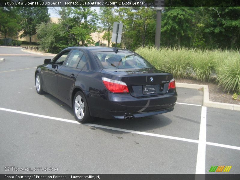 Monaco Blue Metallic / Auburn Dakota Leather 2006 BMW 5 Series 530xi Sedan