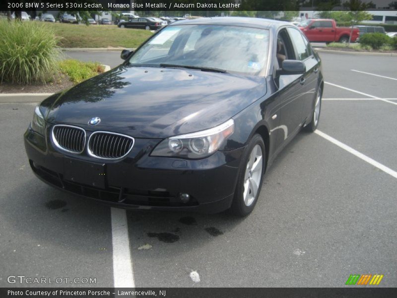 Monaco Blue Metallic / Auburn Dakota Leather 2006 BMW 5 Series 530xi Sedan