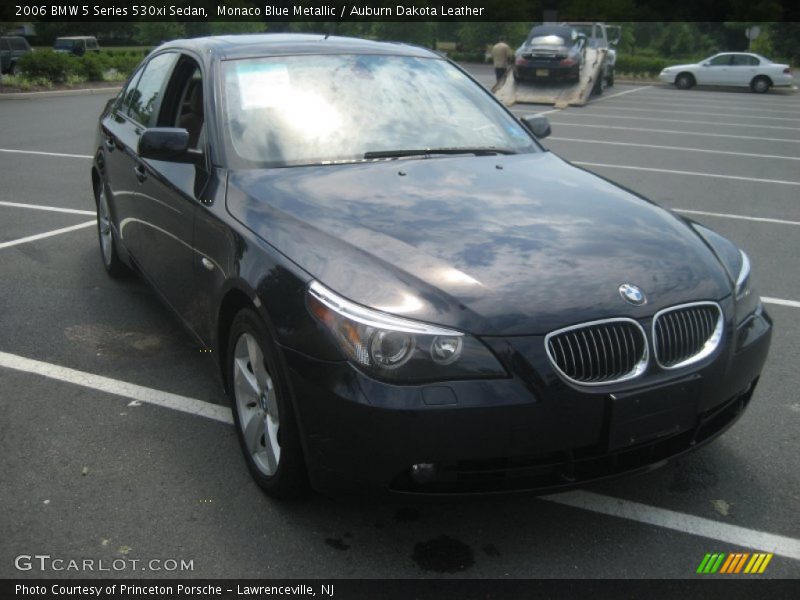 Monaco Blue Metallic / Auburn Dakota Leather 2006 BMW 5 Series 530xi Sedan