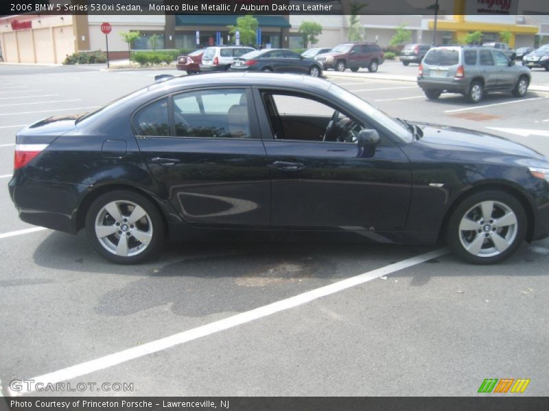 Monaco Blue Metallic / Auburn Dakota Leather 2006 BMW 5 Series 530xi Sedan