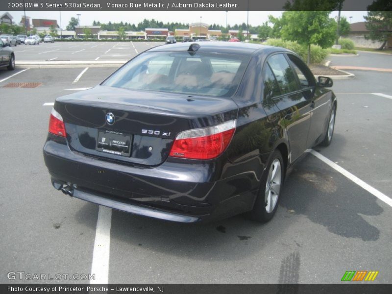 Monaco Blue Metallic / Auburn Dakota Leather 2006 BMW 5 Series 530xi Sedan