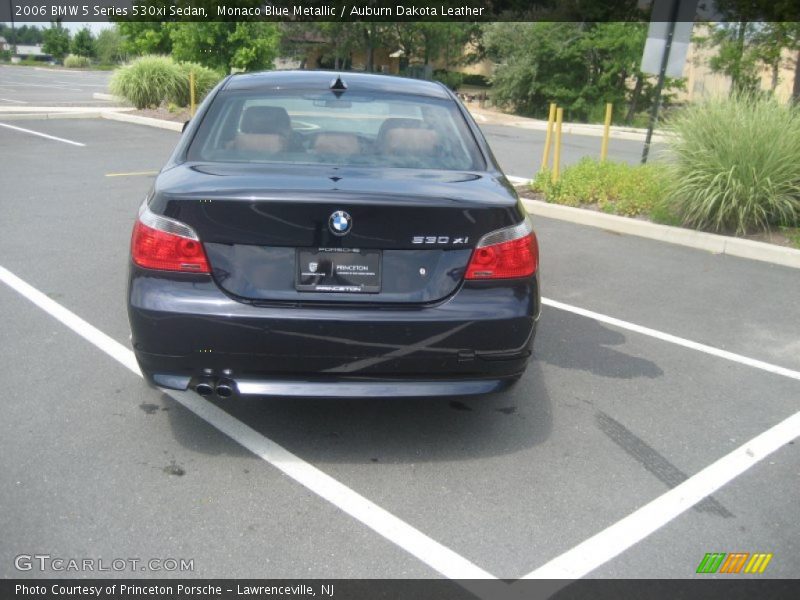 Monaco Blue Metallic / Auburn Dakota Leather 2006 BMW 5 Series 530xi Sedan