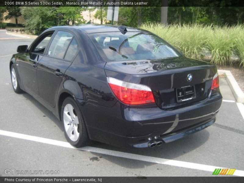 Monaco Blue Metallic / Auburn Dakota Leather 2006 BMW 5 Series 530xi Sedan