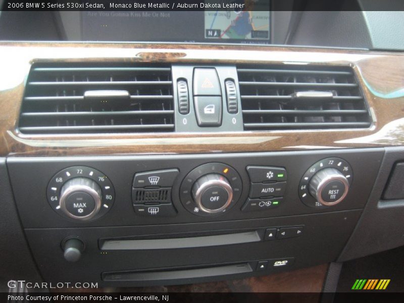 Monaco Blue Metallic / Auburn Dakota Leather 2006 BMW 5 Series 530xi Sedan