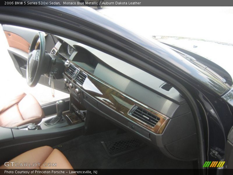 Monaco Blue Metallic / Auburn Dakota Leather 2006 BMW 5 Series 530xi Sedan
