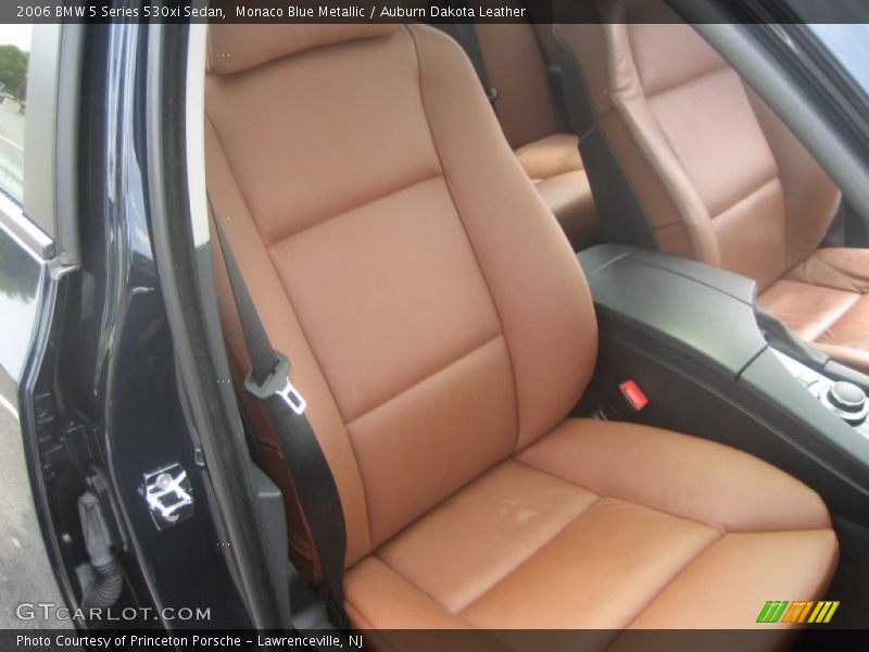 Monaco Blue Metallic / Auburn Dakota Leather 2006 BMW 5 Series 530xi Sedan