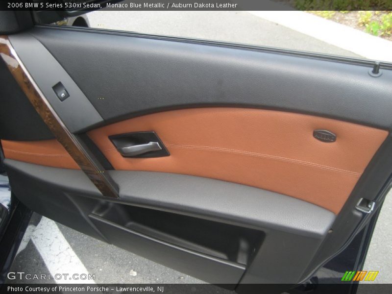 Monaco Blue Metallic / Auburn Dakota Leather 2006 BMW 5 Series 530xi Sedan