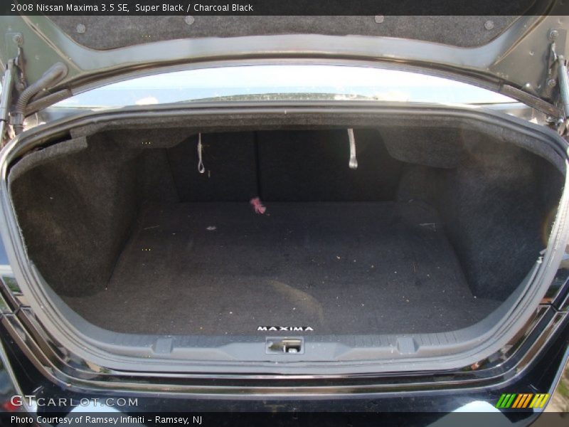 Super Black / Charcoal Black 2008 Nissan Maxima 3.5 SE