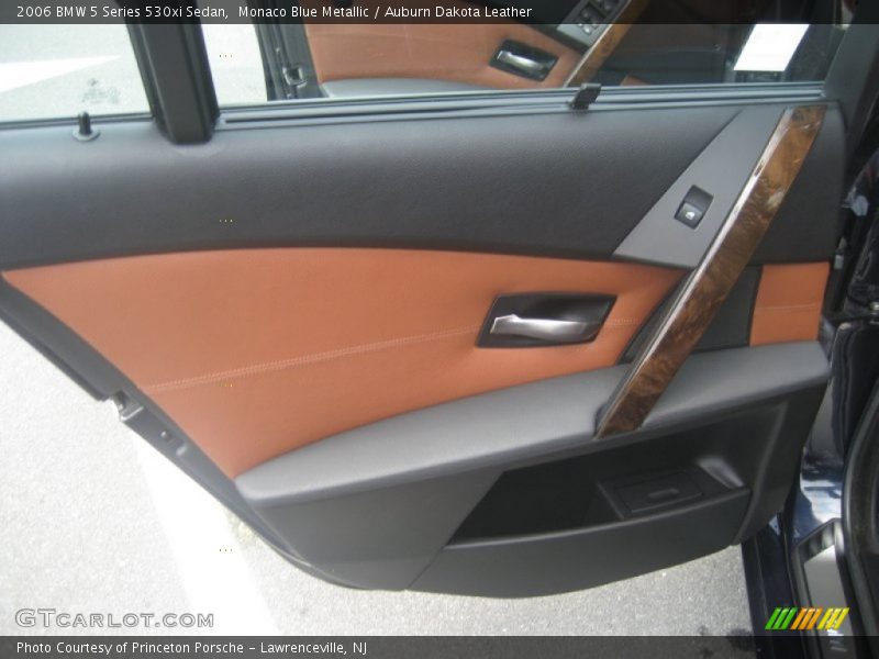 Monaco Blue Metallic / Auburn Dakota Leather 2006 BMW 5 Series 530xi Sedan