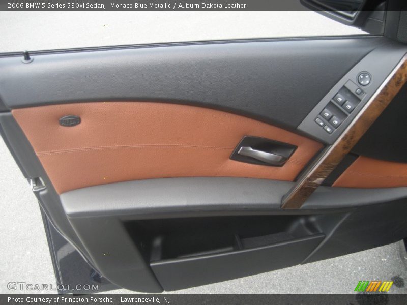 Monaco Blue Metallic / Auburn Dakota Leather 2006 BMW 5 Series 530xi Sedan