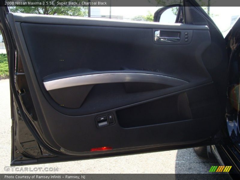 Super Black / Charcoal Black 2008 Nissan Maxima 3.5 SE