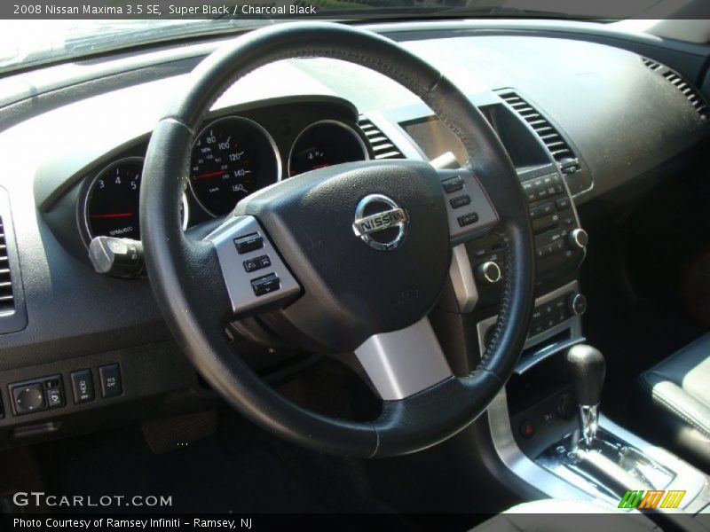Super Black / Charcoal Black 2008 Nissan Maxima 3.5 SE