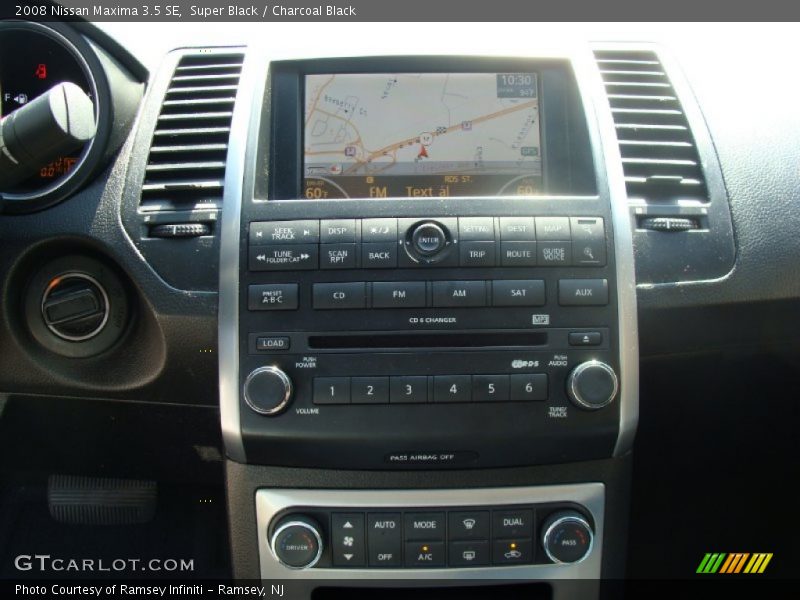 Super Black / Charcoal Black 2008 Nissan Maxima 3.5 SE