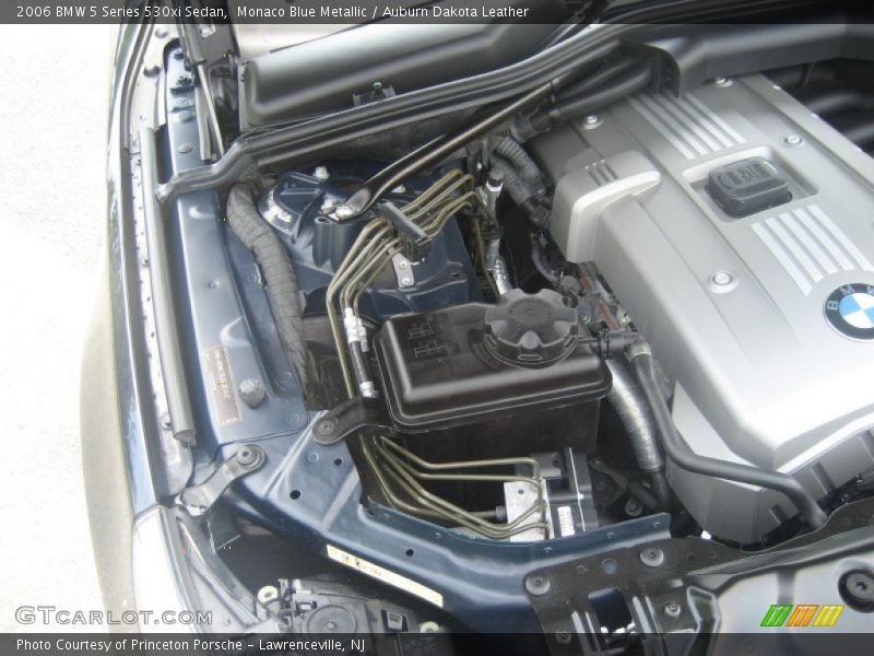 Monaco Blue Metallic / Auburn Dakota Leather 2006 BMW 5 Series 530xi Sedan