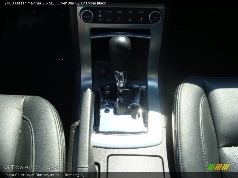 Super Black / Charcoal Black 2008 Nissan Maxima 3.5 SE