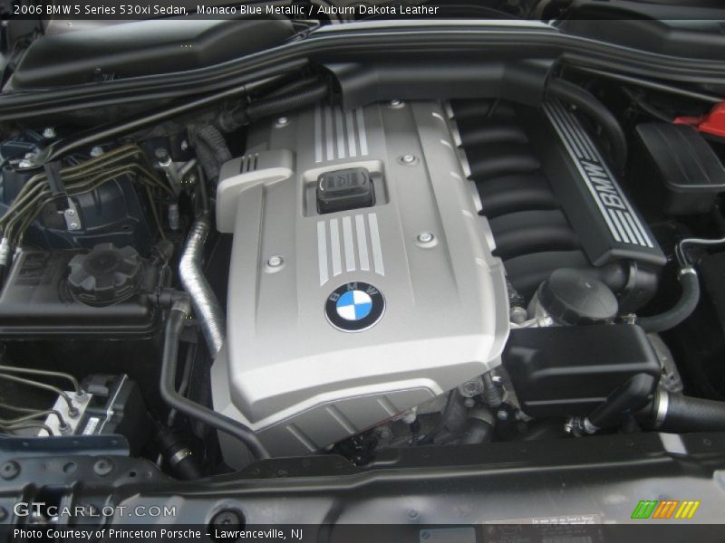 Monaco Blue Metallic / Auburn Dakota Leather 2006 BMW 5 Series 530xi Sedan