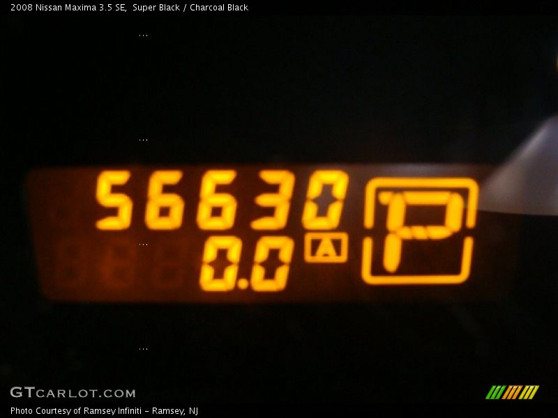 Super Black / Charcoal Black 2008 Nissan Maxima 3.5 SE