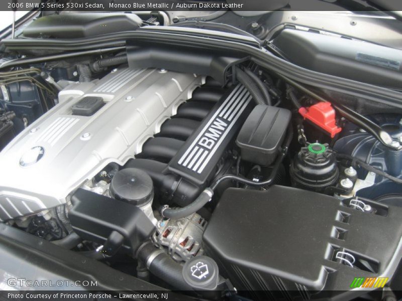 Monaco Blue Metallic / Auburn Dakota Leather 2006 BMW 5 Series 530xi Sedan