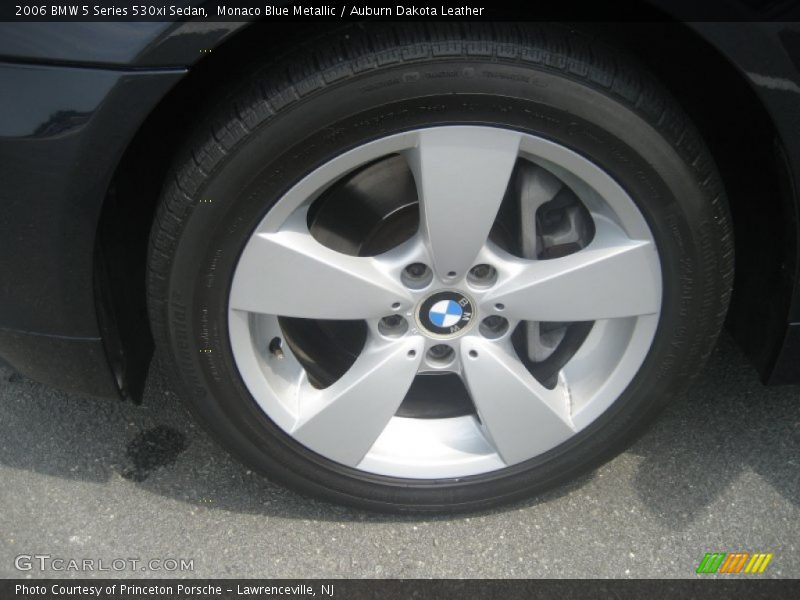 Monaco Blue Metallic / Auburn Dakota Leather 2006 BMW 5 Series 530xi Sedan