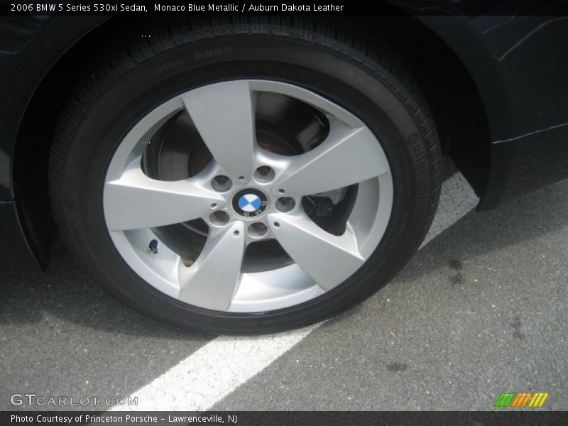 Monaco Blue Metallic / Auburn Dakota Leather 2006 BMW 5 Series 530xi Sedan