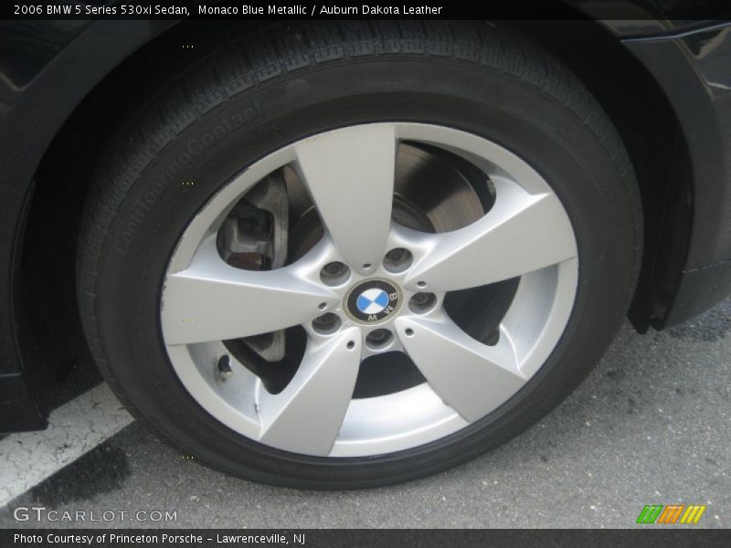 Monaco Blue Metallic / Auburn Dakota Leather 2006 BMW 5 Series 530xi Sedan
