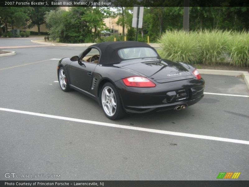 Basalt Black Metallic / Sand Beige 2007 Porsche Boxster S