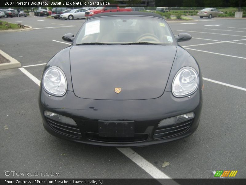 Basalt Black Metallic / Sand Beige 2007 Porsche Boxster S