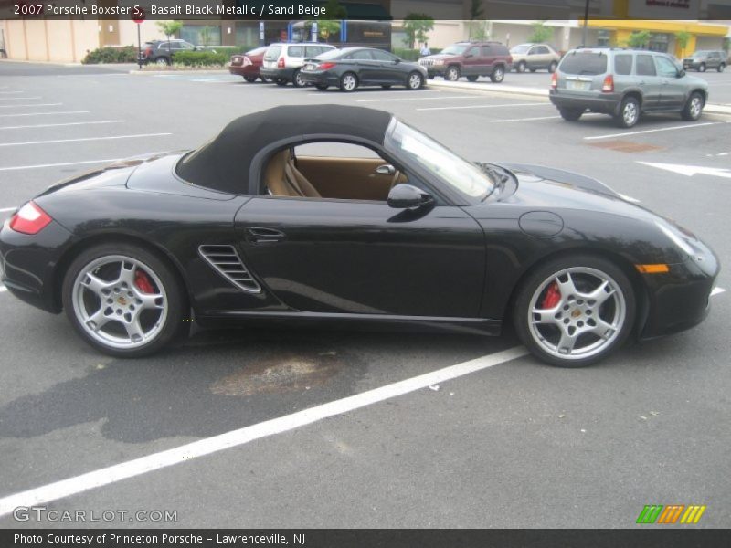 Basalt Black Metallic / Sand Beige 2007 Porsche Boxster S