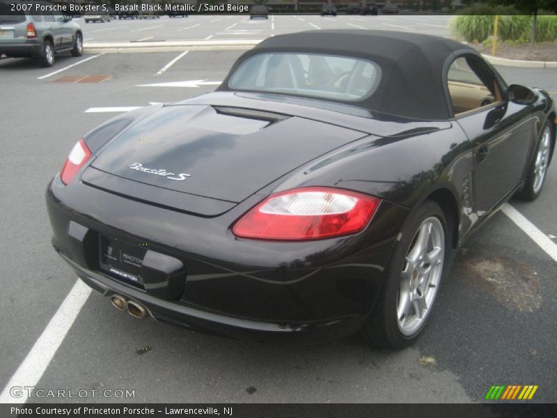 Basalt Black Metallic / Sand Beige 2007 Porsche Boxster S