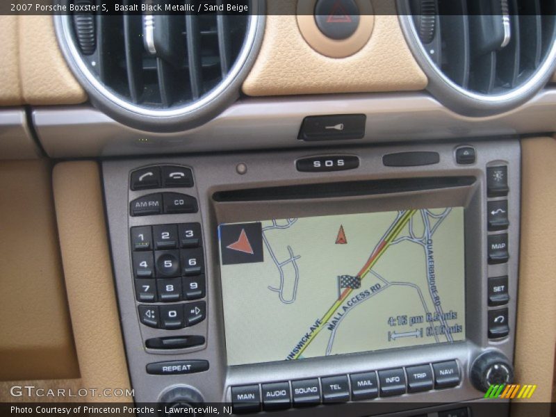 Basalt Black Metallic / Sand Beige 2007 Porsche Boxster S